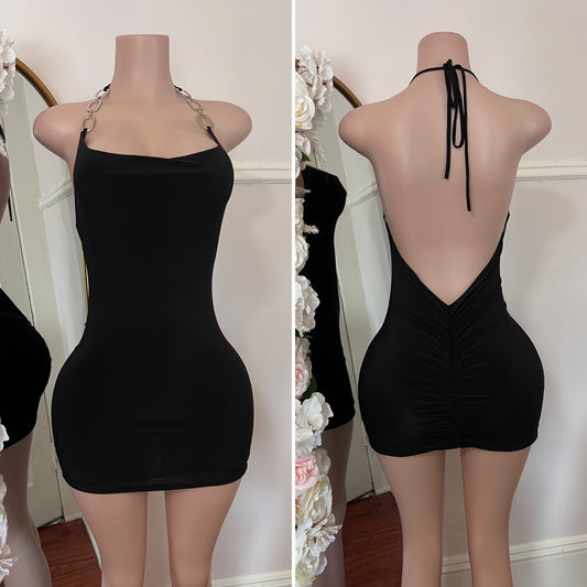 Open back dress