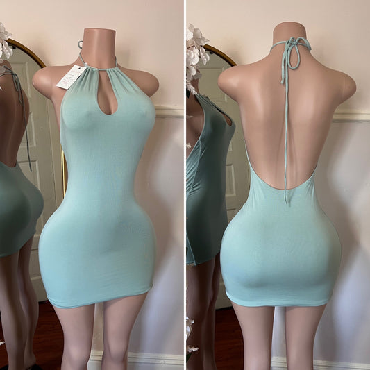 Open back dress