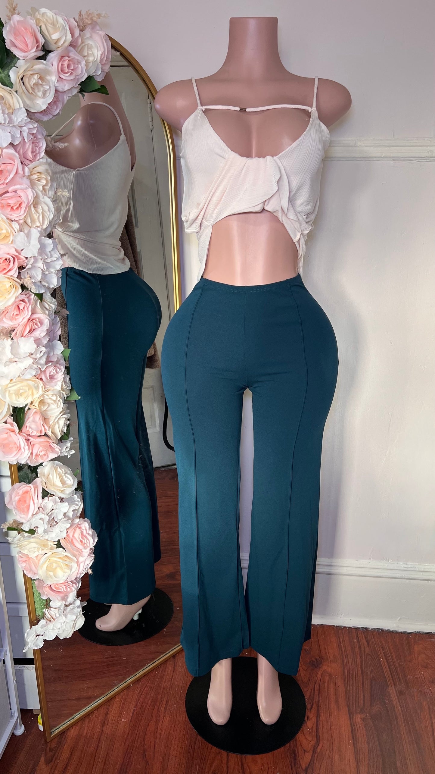 Dress pants teal